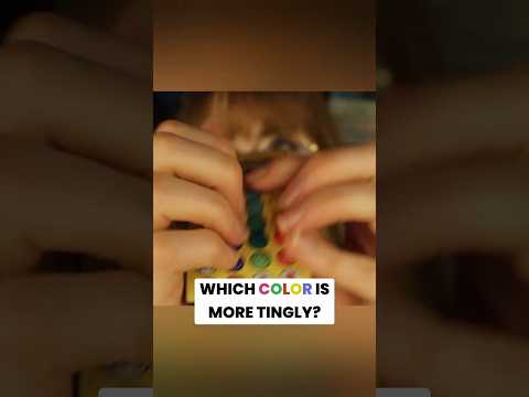 Which color is more tingly? #asmr