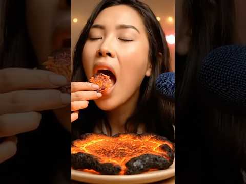 Muckbang with lava #aiasmr #aivideo