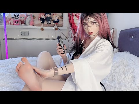 ASMR Scratching Fabric 🖤 Sukuna Cosplay