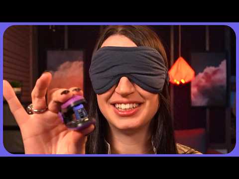3 Minute ASMR | I had to do blindfolded ASMR...
