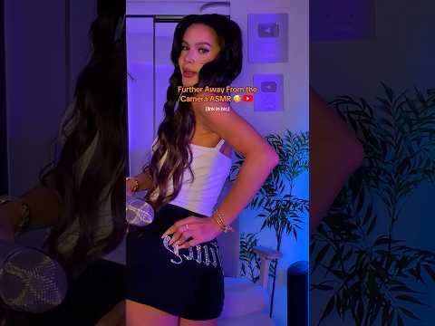 Further Away From the Camera ASMR 🥰 on my channel 🩷 #asmr #asmrvideo #sleep #asmrtriggers #relax