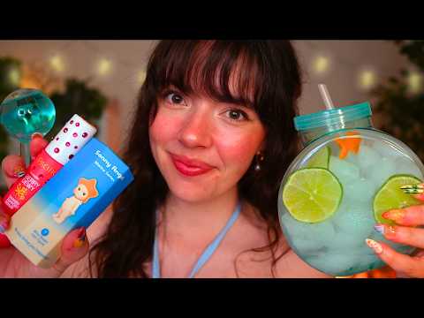 ASMR The Ultimate Summer Sleepover ☀️💗 (Skincare, Summer Toys & Personal Attention)