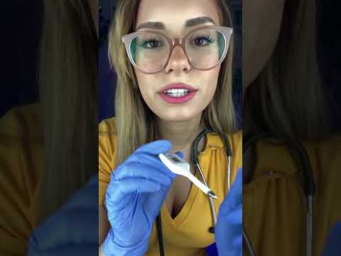 ASMR FAST Nurse Exam Medical #shorts medical examination eyes, ears, visual & Personal Attention