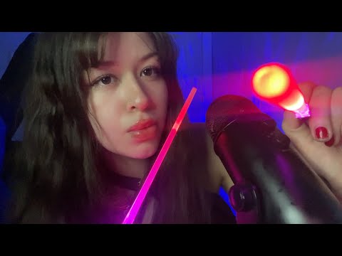 ASMR Light Triggers + Mouth Sounds