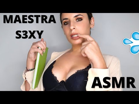 ASMR Maestra coqueta se enamora de ti / Roleplay en español