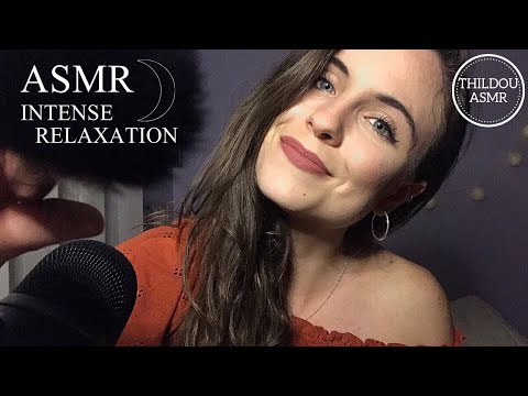 ASMR FRANCAIS 🌙 - Intense relaxation (visual, mouth sounds, whispers, brushing, scratching, ...)