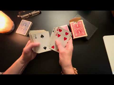 Taking Off My Shirt, Organizing Pens, Counting Cards, Shuffling Cards, Solitaire ~ ASMR