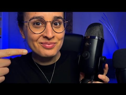 Ma première video ASMR avec le blue yéti X 