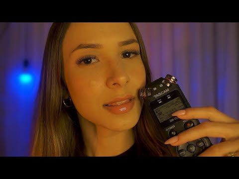 ASMR - SONS DE BOCA SENSÍVEIS NO TASCAM 👄