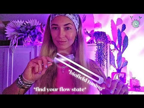 [Reiki ASMR] ~ 🎶Biofield Tuning for Finding Flow State🎶 | healing stagnant energies | release