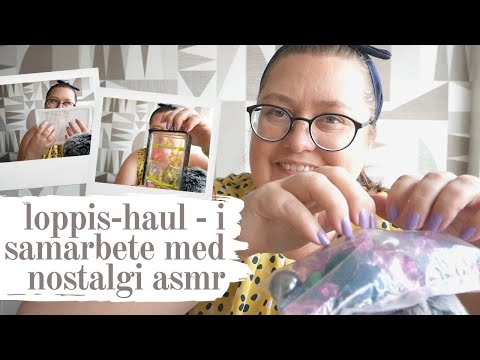 ASMR loppis-haul: Min syster (Nostalgi ASMR) har köpt grejer till mig