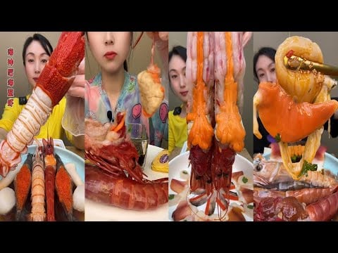🔥🎶🎤 High Fidelity Seafood Eating ASMR  고음질 해산물 먹방  高音質シーフードASMR  高清音质海鲜吃播
