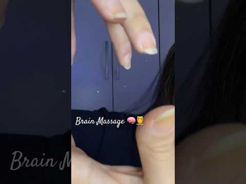 ASMR Toques no Seu Cérebro 🧠 Sons de Boca + Vento para Relaxar em Segundos #shorts