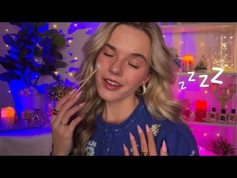 ASMR Pampering You Until You Fall Asleep 😴🩷 (face tracing, tingle countdown, etc)