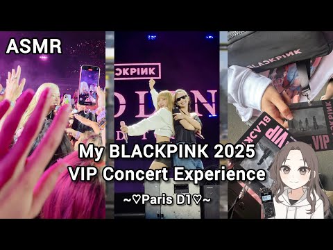 ASMR My Blackpink 2025 VIP Concert Experience (Deadline World Tour Paris D1)