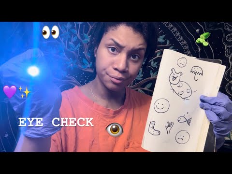 ASMR - Eye Testing (Kamron)