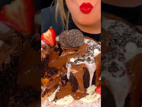 CHOCOLATE PARTY! #shorts #asmr #asmreating