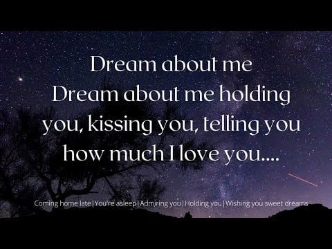 ASMR| Dream Sweet Dreams ❤ [Admiring You Sleep] [Holding You] [Sweet Nothings][Whispery]