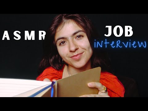 ASMR || a job interview... or is it?