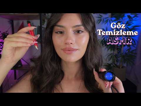 ASMR - Göz, Kirpik Temizleme 😴