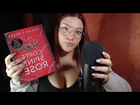 UNA CORTE DI SPINE E ROSE 😍💜 (Whispering, Tapping & Tongue Clicking) | ASMR ITA