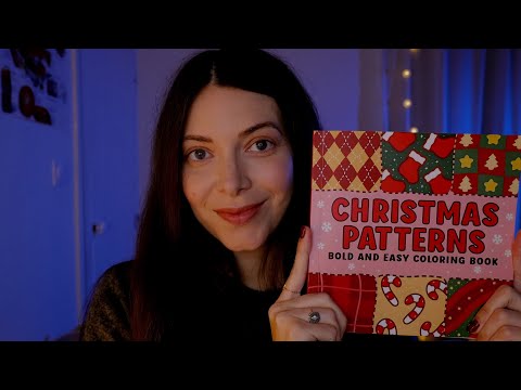 ASMR | Charlando y coloreando un Libro relajante de NAVIDAD