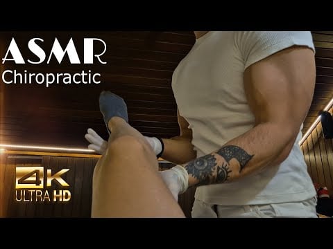 ASMR | O ROLEPLAY DE QUIROPRAXIA MAIS REALISTA QUE TU JÁ VIU 💆‍♂️ - (FALA BAIXA E ESTALOS)