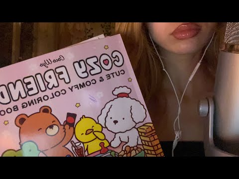 ASMR tracing on different items with whispering