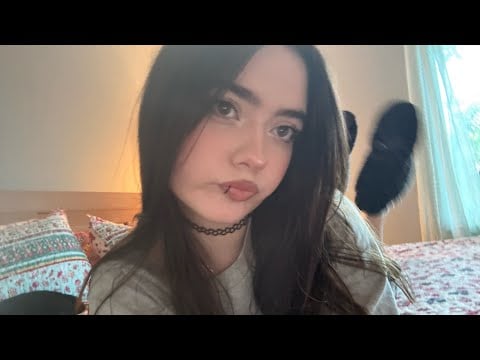 ASMR whisper ramble w screen tapping🍵🍵
