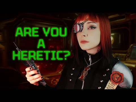 Interview with an Inquisitor ASMR // 40k, soft spoken, vocal fry, suspected heresy