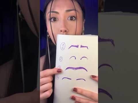 Doing your eyebrows part 2 #asmr