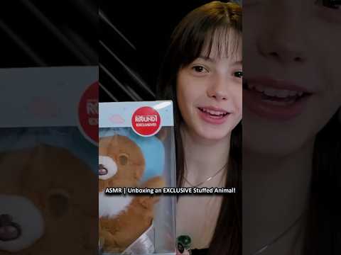ASMR | Unboxing an EXCLUSIVE Stuffed Animal! ─♡─ #asmr #stuffedanimals #round1