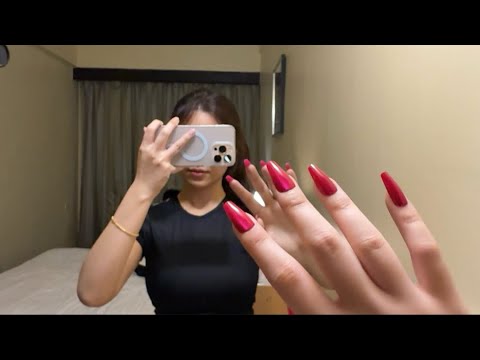 ASMR Build Up Tapping and Scratching in the Hotel 💅🏻