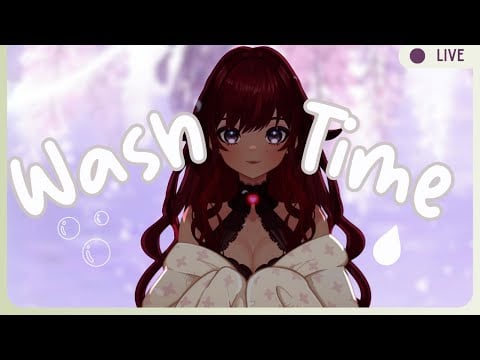 [Live] It's Wash Time Stinky! 🌸 ASMR Stream 🧚🏽「 Debut Fund: 13073/18500」