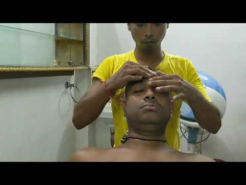 Neck & shoulder pain relief Indian massage therapy | ASMR Neck cracking