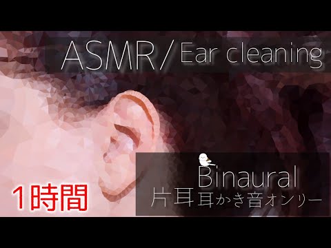 【ASMR/Ear Cleaning/Binaural】鼓膜にマイクを付けて耳かきロング版【片耳版/耳かき/イヤホン必須】