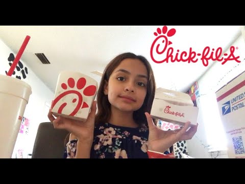 ASMR Eating Chick Fil A Mukbang