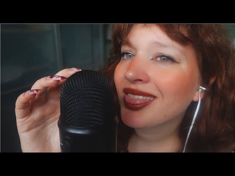 ASMR super sensitive mouth sounds and mic scratching/rubbing (no talking)