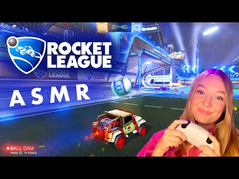 ASMR Playing Rocket League 💎 Road to Diamond (Whispered Gaming)