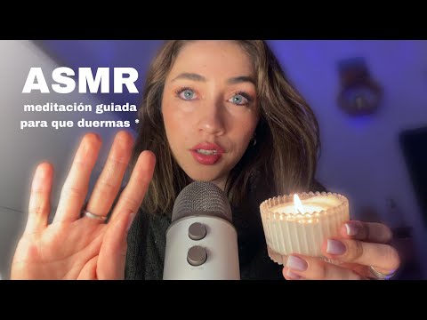 ASMR: meditación guiada 🧘‍♀️ DUERME profundamente 💤🛌