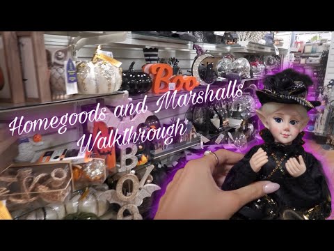 ASMR Homegoods and Marshalls Halloween Walkthrough 🎃✨🔮| Whispered Voiceover