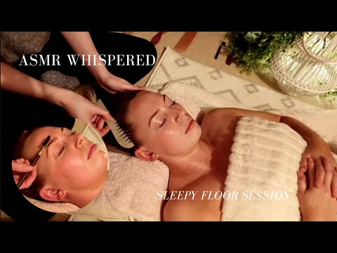 ASMR Deep Sleep Session (WHISPERED) 🌙  Gentle Facial Massage, Hair Play, Scalp & Neck Attention. 