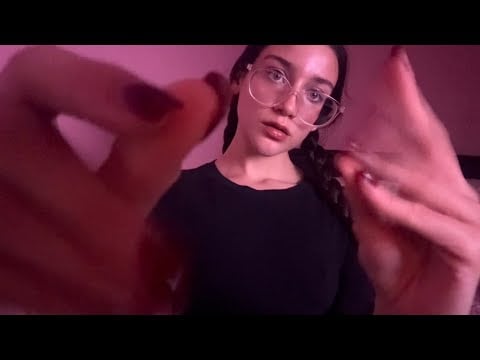 Asmr ~ Fast & Aggressive Hand and Mouth Sounds, Visuals, Fabric Scratching, Camera Tapping…