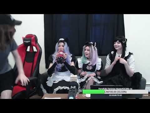 NEKO MAID STREAM 😳 Playing Jenga TRUTH or DARE w/ guests MasterR3C0RD, Ember & CaramelKiwi!