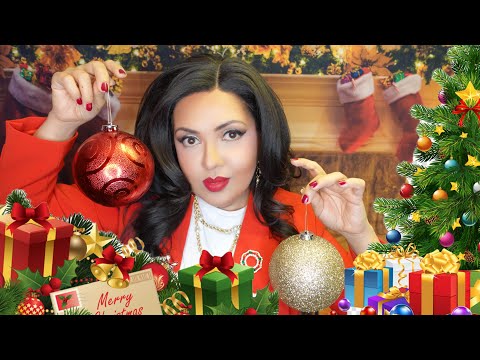 ASMR Vendedora de Decoracoes de Natal #Natal2024 #VozSuave #Tapping