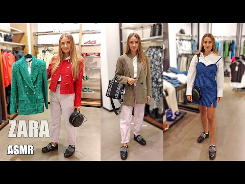 АСМР Шоппинг в ZARA Обзор ОСЕННИХ НОВИНОК Шепот | ASMR SHOPPING ZARA 2021 Whisper