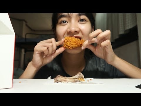 ASMR Eating Chicken sounds คืนนี้มากินไก่กันน!!🍗😋