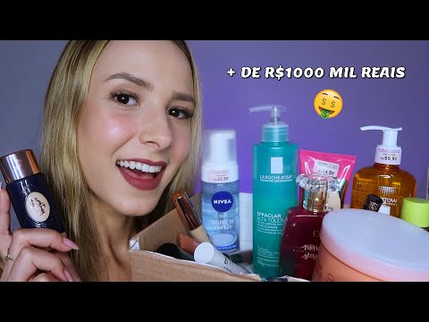 ASMR - COMPRINHAS DE FARMÁCIA 🤑 (maquiagem, perfume, skincare..)