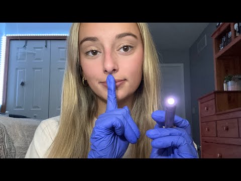 ASMR | Inaudible Medical Examination (fast paced ⚡️)