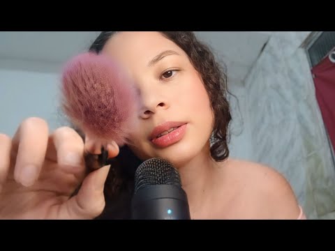 ASMR: TE MAQUIANDO SUAVEMENTE PRO ANO NOVO 😴✨️✨️